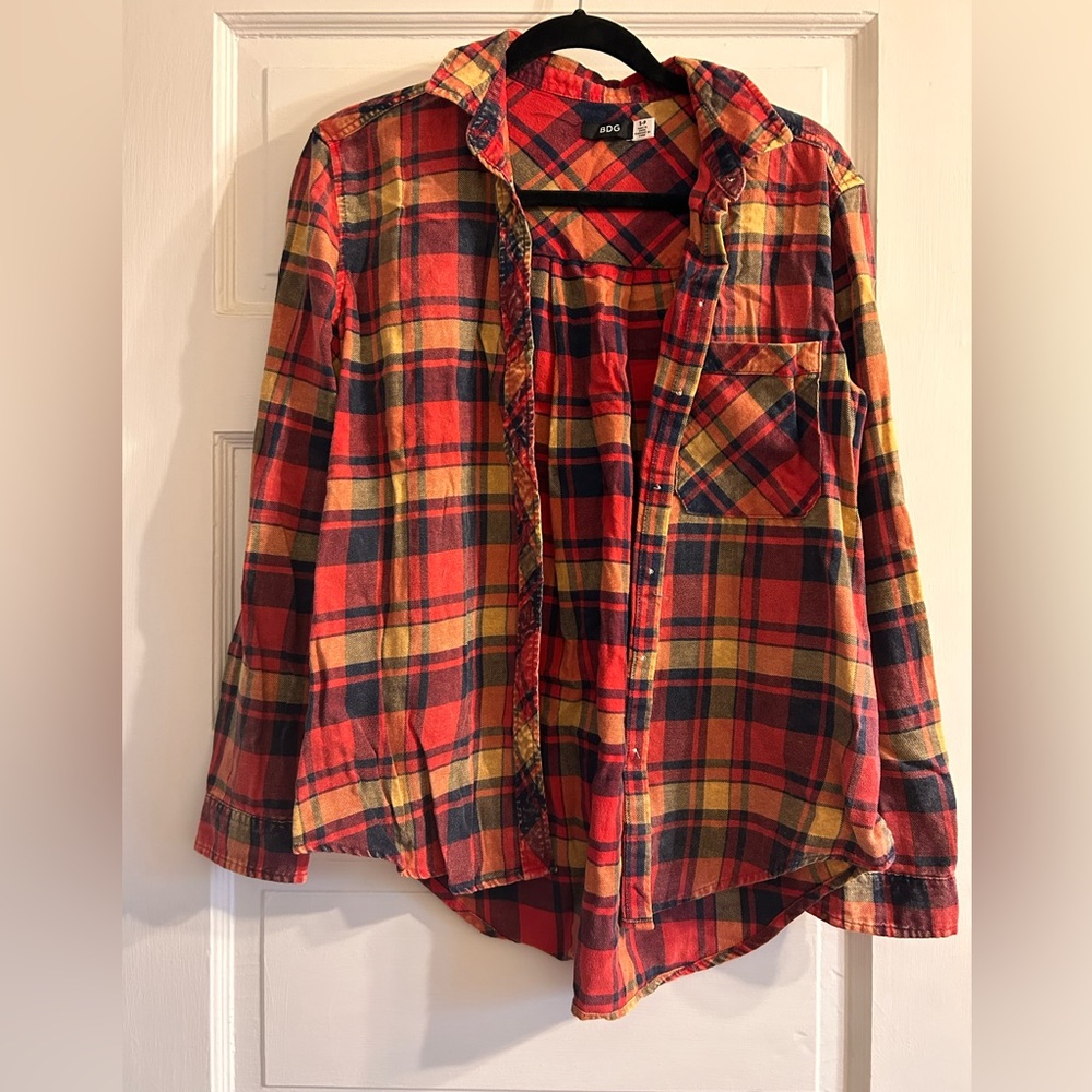 Urban Outfitters plaid button-up shirt
